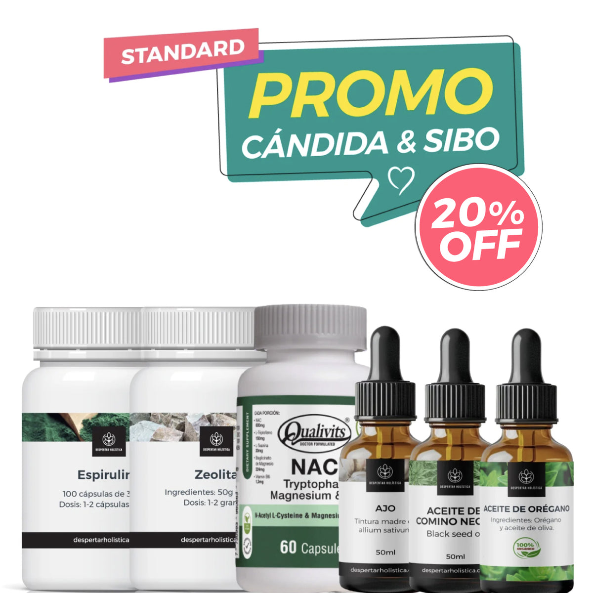 Combo Cándida y SIBO - Standard