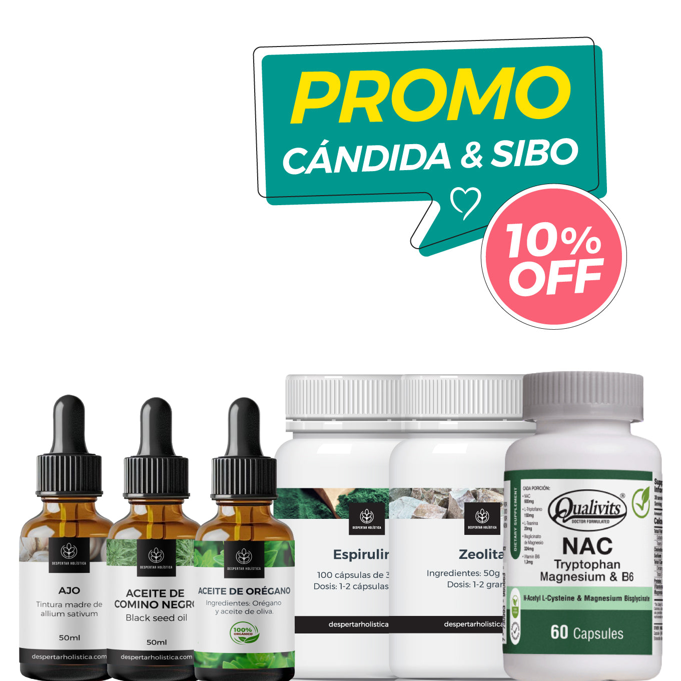 Combo Cándida y SIBO - Standard