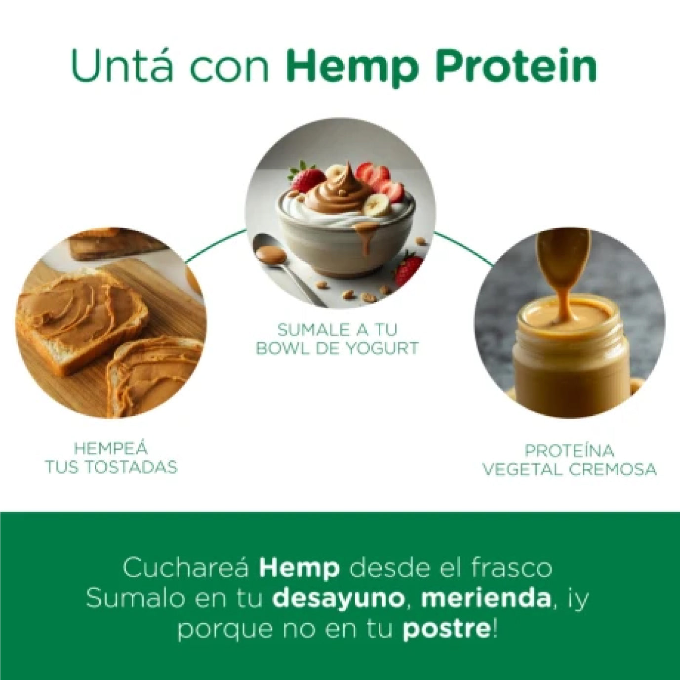 Mantequilla de Maní con Proteína de Cáñamo | 190 GR