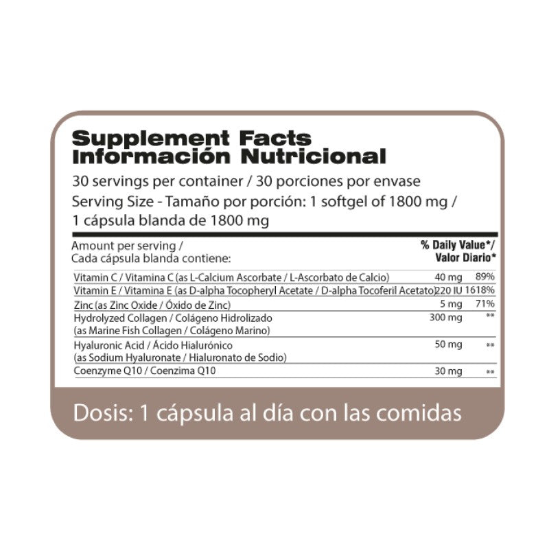 Colágeno Hidrolizado + Ácido Hialurónico