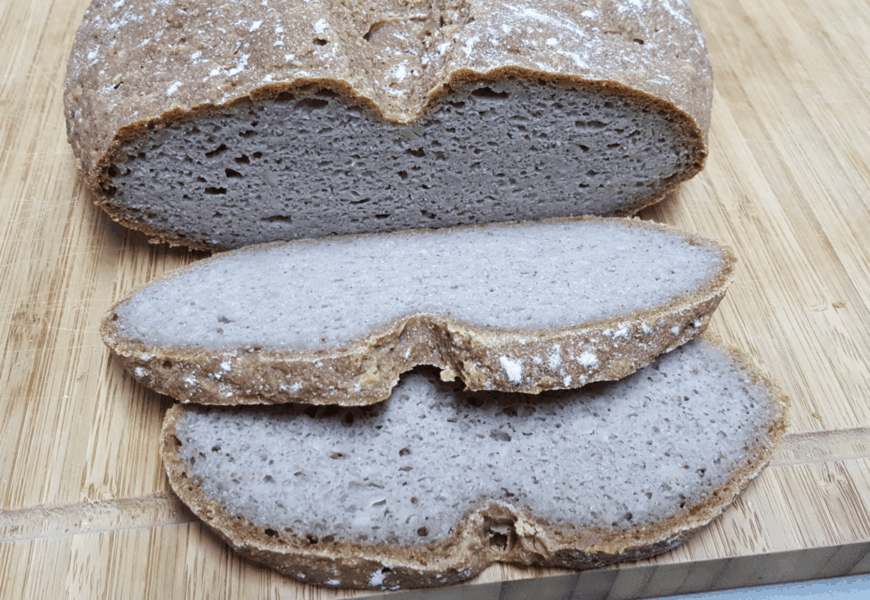 Pan de trigo sarraceno sin gluten